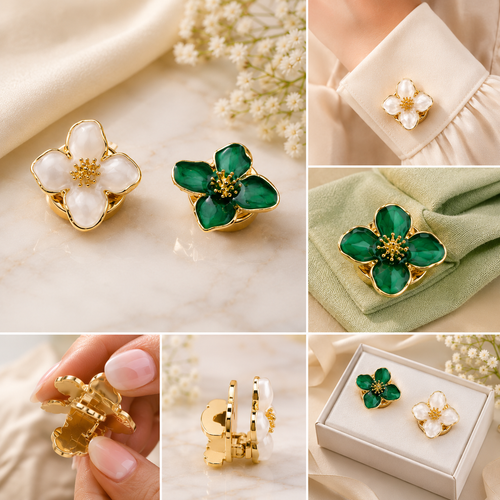 Bloméa™ Flower Cuff Clips (4-Pack)